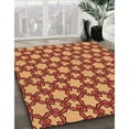 thumbnail image 2 of Ahgly Company Indoor Square Patterned Carrot Orange Area Rugs, 5' Square, 2 of 6