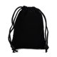 thumbnail image 1 of Bolsa de franela negra con cordón para guardar auriculares, bolsa de joyería a prueba de polvo, bolsa de franela para empaquetar joyas, 1 of 4