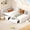 Beige, variant on Twin Daybed with Storage Drawers, Velvet Upholstered Corner Bed Frame with Headboard & Rails, for Bedroom or Living Room, Easy Assembly, Beige