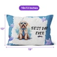 thumbnail image 4 of Happy Father's Day Best Soft Coated Wheaten Terrier Cool Dad Ever Pillow Cushion Double Sided Wheatie Dog Lover Throw Pillow - 12007, 4 of 4