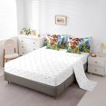 thumbnail image 3 of 7 Piece Cardinal Hummingbird Bed In A Bag King Garden Floral Comforter Set Rustic Butterfly Botanical Flower Bedding Set Country Farmhouse Bedding Comforter Sets Nature Home Decor, 3 of 5