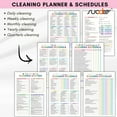 thumbnail image 5 of SUOSDEY Cleaning Planner Schedule Checklist Notebook, ADHD Daily Weekly Monthly Household Cleaning Organizer Tool Kit, 5 of 6