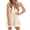 Beige, variant on High Waist Tank Rompers V Neck Beach Womens Flowy Ruffle Layered Shorts Jumpsuit