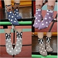 thumbnail image 5 of Womens Girls Funny Novelty Ankle Socks Cute Colorful Cartoon Animal Food Patterned Casual Quarter Socks Gift,5 Pairs, 5 of 7