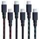 thumbnail image 1 of Cables de fusibles tipo C a tipo C, 23-229 cm, varios, 1 of 1