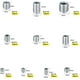 thumbnail image 2 of 200 piezas de tornillos prisioneros de acero inoxidable, tornillos de máquina M3 M4 M5 M6 M8, kit de fijación de tornillo de perforación surtido brillar  Electrónica, 2 of 5