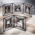 thumbnail image 4 of J Devlin Pic 172-2 Double Picture Frame Holds Two 2x3 Photo Vintage Stained Glass School Pictures Multi Photos, 4 of 6