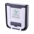 thumbnail image 2 of Bote de basura Armario plegable Matsuzay Cesto de basura colgante para baño Blanco S, 2 of 6