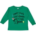 thumbnail image 3 of Inktastic Dance Like Frosty, Shine Like Rudolph, Give Like Santa Boys or Girls Long Sleeve Toddler T-Shirt, 3 of 5