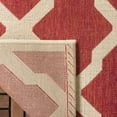 thumbnail image 6 of SAFAVIEH Beach House Talbot Geometric Indoor/Outdoor Area Rug, Red/Creme, 4' x 6', 6 of 7