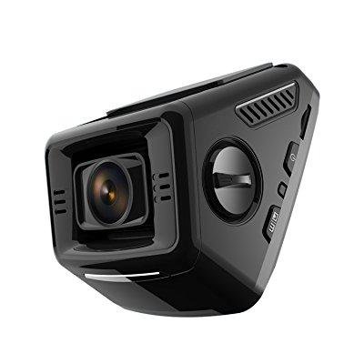 upgraded pruveeo p3 dash cam with infrared night vision, built-in gps, wifi, dual 1080p front and inside, dash camera for cars uber lyft truck