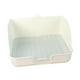 thumbnail image 3 of Inodoro esquinero para jaula de conejos - Caja de arena para animales pequeños con borde antiderrames para conejera Blanco, 3 of 9