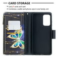 thumbnail image 2 of Dteck Case for Samsung Galaxy A52 6.5-inch,Magnetic Patterned Leather Zipper Card Holder Wallet Flip Case Kickstand Shockproof with Hand Strap Cover ,Big Butterfly, 2 of 6