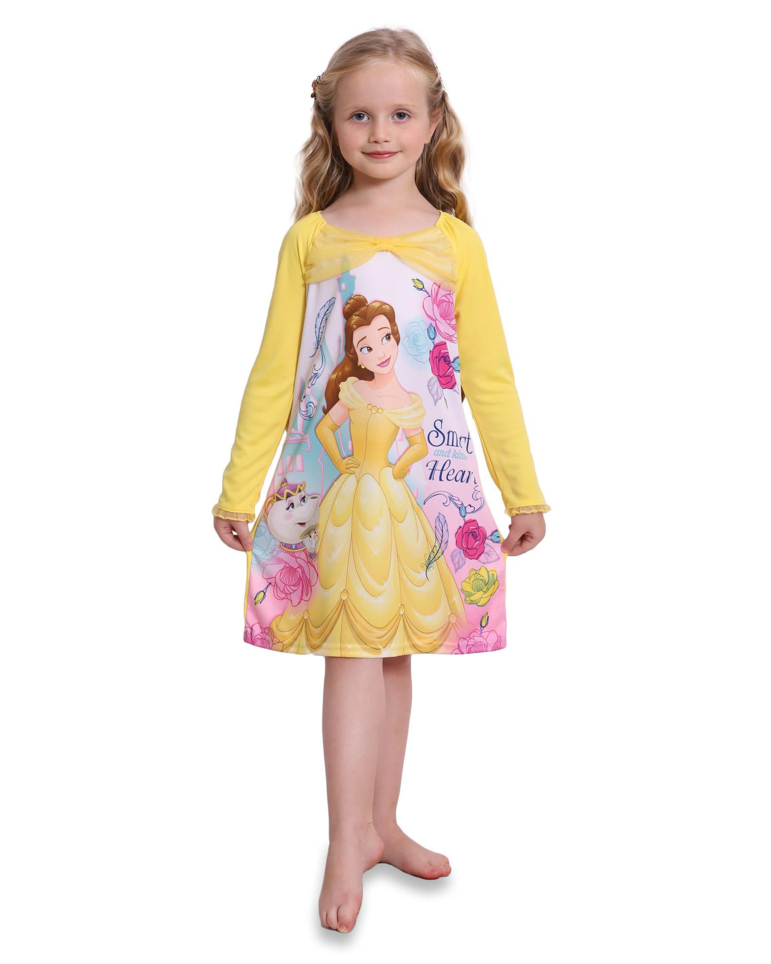 Disney Rapunzel Nightshirt For Girls Yellow