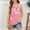 Hot Pink, variant on BRGZLK Summer Tank Tops for Girls Loose Fit Round Neck Sleeveless Tops cute Floral Print Flowy Casual Tunic Top Green 9-10 Years