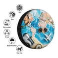 thumbnail image 4 of Yiaed Vintage Map Travel Essentials Print Print Tire Wheel Cover, tire covers for trailers,rv wheel covers,rv tire covers, camper tire covers,tire covers for cars-14 inch, 4 of 6