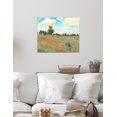 thumbnail image 4 of DECORARTS - Poppies at Argenteuil, 1873, Claude Monet Art Reproduction. Giclee Canvas Prints Wall Art for Home Decor 24x20", 4 of 7