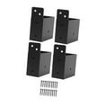 thumbnail image 2 of Elodie 4 Pieces Pergola Brackets Deck Railing Brackets for 2x4 Posts Sunroom Gazebo, 2 of 8