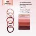 thumbnail image 4 of Scunci No Damage Hosiery Ponytail Hair Ties, Multicolor, 10 Count, 4 of 8