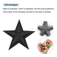 thumbnail image 4 of Uxcell Parche de hierro pequeño de 5 estrellas bordado para ropa 1.14x1.14" Paquete de 15 Negro, 4 of 7