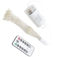thumbnail image 2 of LED String Lights 8 modos Outdoor Garden Party USB Lámparas de decoración solar con control remoto 120 LED 2pcs sidaley HA8782-01B, 2 of 7