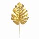 thumbnail image 2 of 30Pcs Artificial Plants Palm Leaves Gold Tropical Party Leaves Decorations Turtle Leaf Monstera, 2 of 5