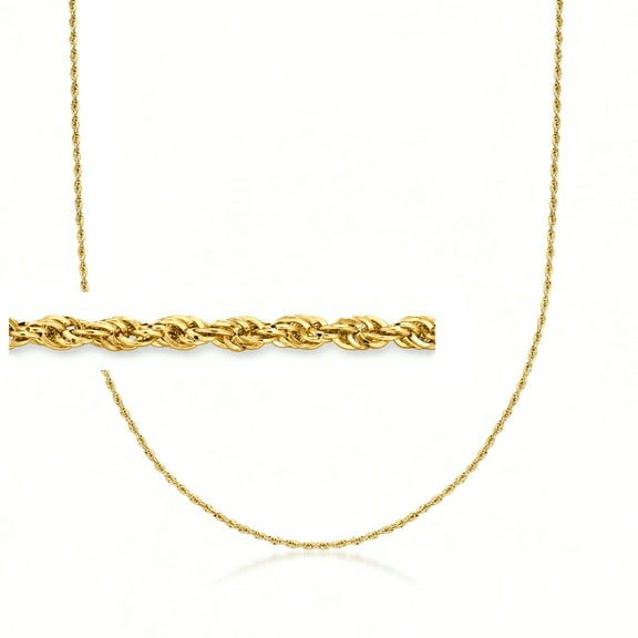Pure Collection by Ross-Simons 1.5mm 14kt Yellow Gold Twisted Rope-Chain Necklace, Women's, Adult