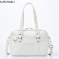 thumbnail image 2 of Bolso de hombro japonés kawaii para mujer, nuevo bolso Y2K, bolso de mano JK transparente, bolso bandolera estilo preppy para estudiantes, 2 of 5