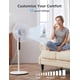 thumbnail image 2 of PELONIS Ventilador de pie con pedestal oscilante de 16" | Altura ajustable | Motor CC ultra silencioso | Control remoto | 12 velocidades | Temporizador de 12 horas | Alta eficiencia energética, 2 of 5