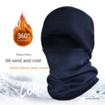 thumbnail image 2 of Gorro de terciopelo con protección facial para ciclismo al aire libre, conjunto de Chal cálido, bufanda deportiva, gorros de esquí, cubierta de cuello Fuzz, Otoño e Invierno, 2 of 5