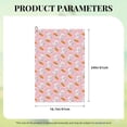 thumbnail image 4 of Lsque Rabbit And Carrot Premium Golf Towel - Ultra Absorbent and Quick Drying Microfiber Towel with Carabiner - Gift for Men -24" X 16", 4 of 8