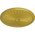 thumbnail image 3 of 33 1/8"OD x 3 1/2"ID x 1 3/8"P Leandros Ceiling Medallion (Fits Canopies up to 5"), Hand-Painted Rich Gold, 3 of 6