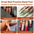 thumbnail image 3 of Kit manual de práctica de uñas acrílicas BORNBYME con 200 puntas de uñas, 3 of 7