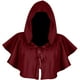 thumbnail image 5 of Poliéster Halloween Capa Accesorios de cosplay Disfraz Cowl Medieval Witch Cape Poncho con capucha para adultos, 5 of 6