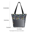thumbnail image 2 of Bingfone Rocket Space Women Shoulder Tote Bags Casual Bag Ladies Shopping Handbag, 2 of 6