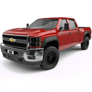 EGR 2007-2014 Fits Chevrolet Silverado 1500 Silverado 2500 3500 HD 4Door Extended Crew Cab 2Door Standard Cab Pickup Baseline Bolt-style Fender Flares BLF1024