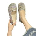 Summer Fashion Women'S Sports Shoes Sequins Shiny Bow Breathable And