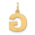 thumbnail image 2 of Finest GoldXNA1337Y-G 14K Yellow Gold Letter G Initial Pendant, 2 of 4
