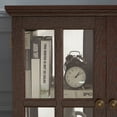 thumbnail image 6 of Vintage Multi-color LED Curio Display Cabinet in Antique Style with Adjustable Glass Shelves, Bookcase for Home Decor and Organization, 6 of 18