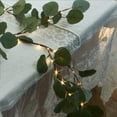 thumbnail image 6 of Fairy Light Olive Vine, 6FT Twinkling Tree Olive Vine with 96 LED, Pre-Lit Twinkling Tree Fairy Light Olive Vines with Timer, Artificial Garland for Christmas Mantel Home Decor (3 Pcs), 6 of 8