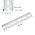 thumbnail image 2 of 3pcs Aluminum DIN Rails, 7 Inches Long, 35mm Wide, 7.5mm High, Terminal Block Mounting Din Rail, 2 of 5