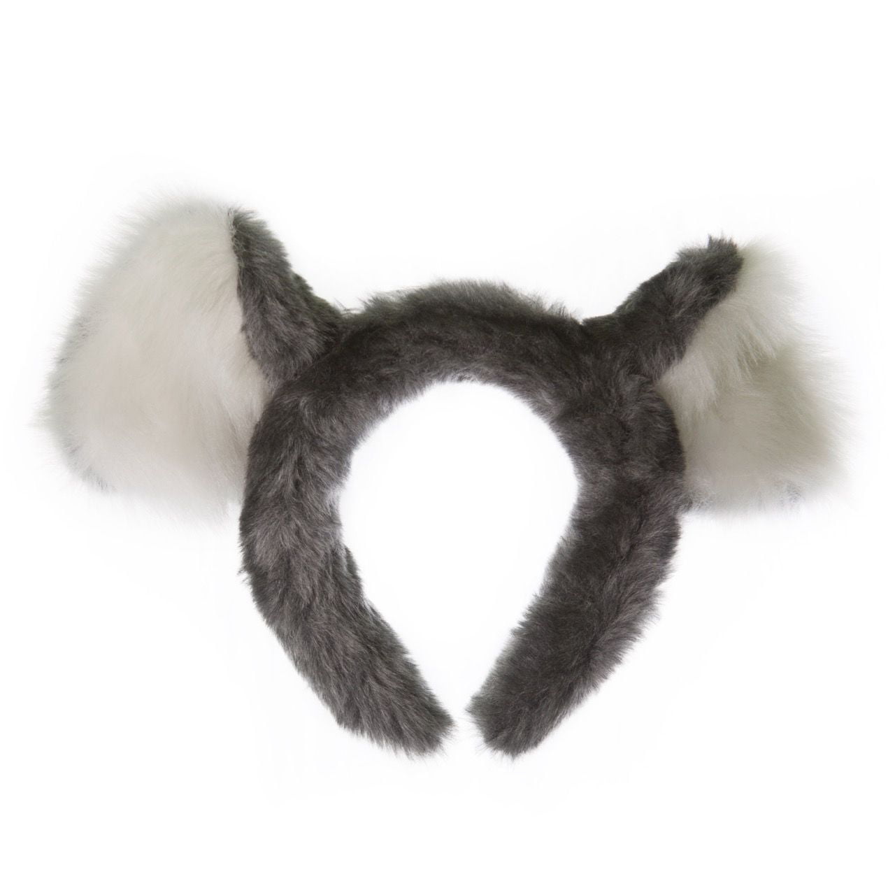 Plush Animal Ears DIY Headband Ears 2.5 Red Sherpa.