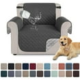 thumbnail image 1 of JUNWELL 100% Waterproof Sofa Cover Non Slip Couch Cover Machine Washable Slipcover Leakproof Furniture Protector for Dogs Kids Pets  Dark Gray  Sofa, 1 of 10