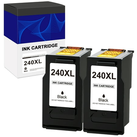 240XL Ink Cartridge for Canon Printer PG-240XL 240 XL Ink for Canon PIXMA MG3620 4120 3520 3620 Series Printer (2 Black)