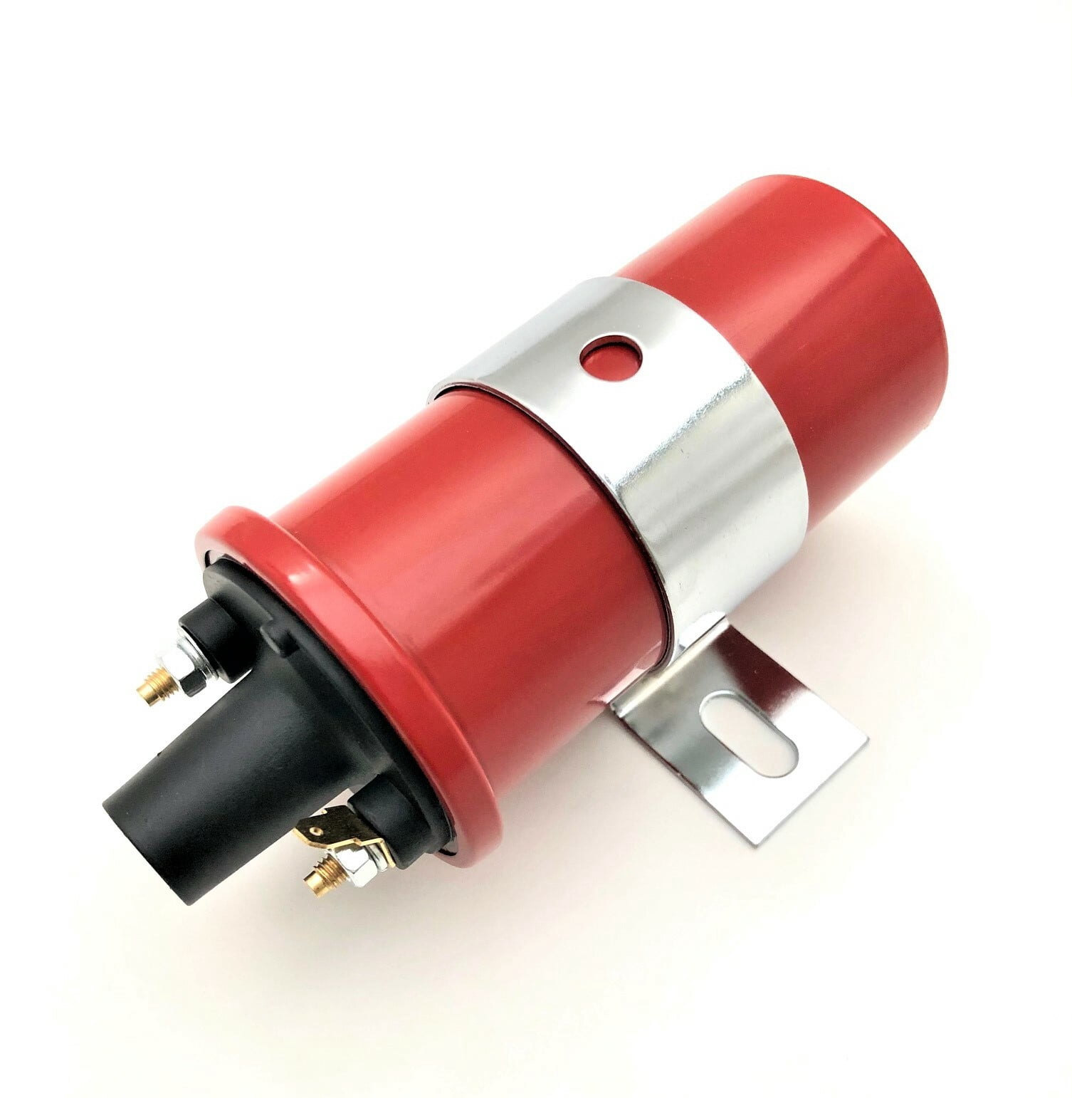 Ignition Coil, High Output 45,000 Volt Canister OE Style Oil Filled 12V, Compatible with 4-Cylinder Engines for Select Car Models (e.g., Honda Civic, Toyota Camry)