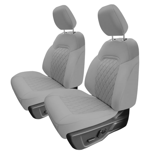 For 2021-2024 Ford Bronco Full Size SUV FH Group Neoprene Custom Fit Car Seat Covers - Front Set