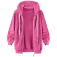 thumbnail image 4 of Women's Cozy Hooded Jacket for Casual Outings Winter Soft and Comfortable Layering for Everyday Wear and Relaxation Womens Casual Jackets Jackets for Women Casual Long Winter Coats for Women, 4 of 5