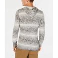 thumbnail image 2 of American Rag Men’s Ombre-Stripe Hooded Sweater, Oat Heather, Large, 2 of 2