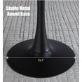 thumbnail image 5 of Newest Modern Tulip Table,Round Dining Table with MDF Top and Steel Base for Kitchen & Small Space,Natural Wood, 5 of 13