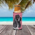 thumbnail image 3 of Black Cocker Spaniel Hearts and Love Ultra Hugger for slim cans, 3 of 6